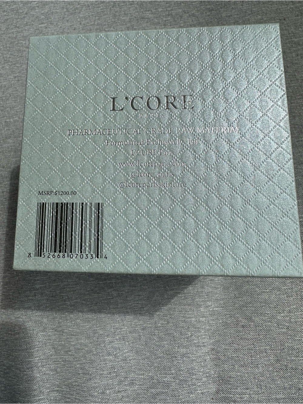 L'CORE Paris Crystalline Diamond Dust 60 Second Face Lift MSRP $1,200.00